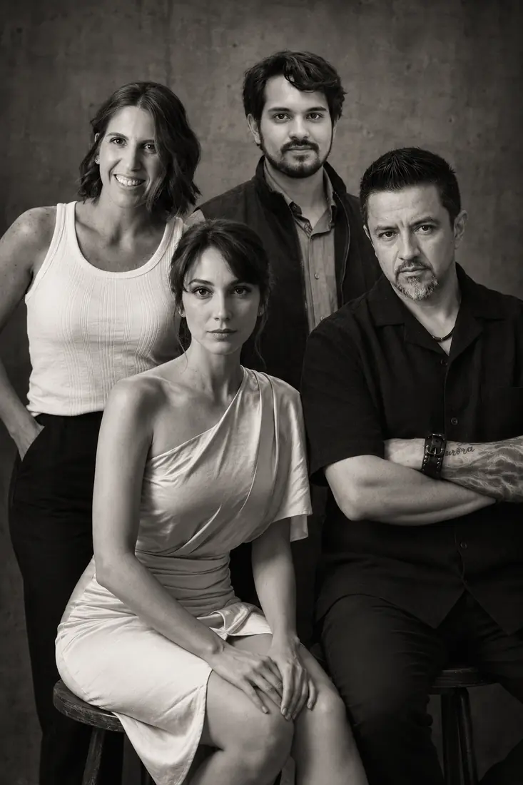 Alejandra Contente, Celeste Lomelí, Diego Mtz. Peña y Virgilio De Mier