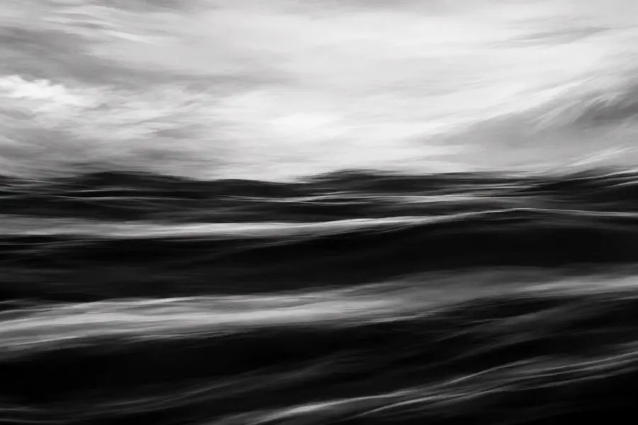 Fotografía en blanco y negro de Virgilio De Mier